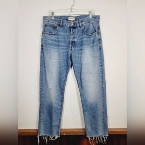 Madewell THE DEAN EASY STRAIGHT LEG JEANS, Size 30